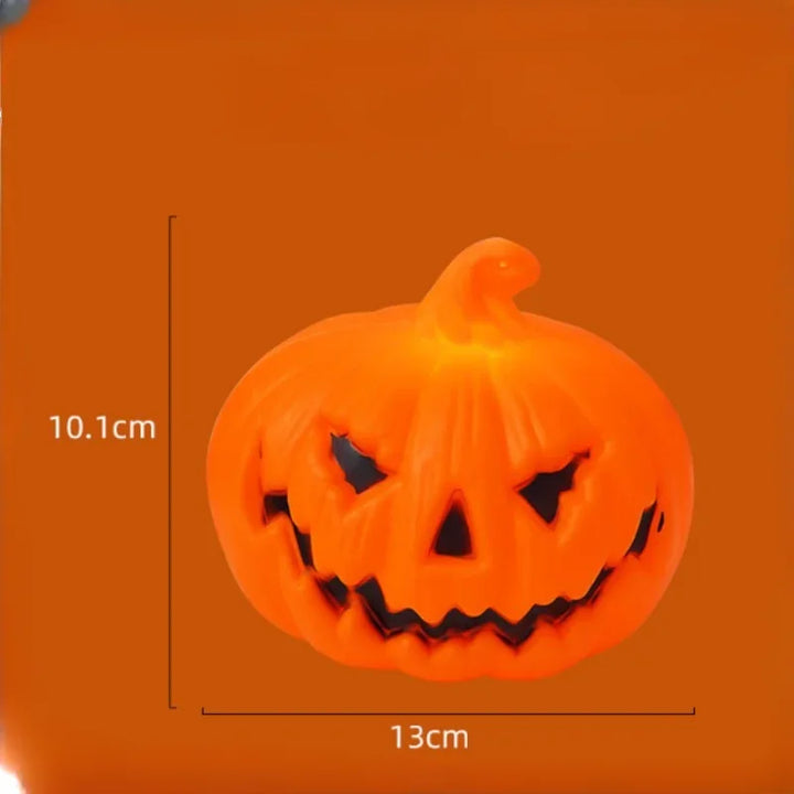 Lanterne Halloween JackoGlow | Éclairée par LED | Décoration de citrouille réutilisable | Salon, jardin & fête
