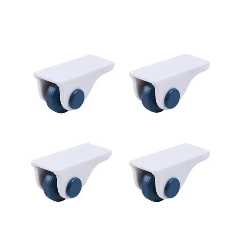 Rollino Roulettes Mini Auto-adhésives | Pivotant à 360° | Forte Capacité de Charge | Utilisation Universelle pour Boîtes & Rangement