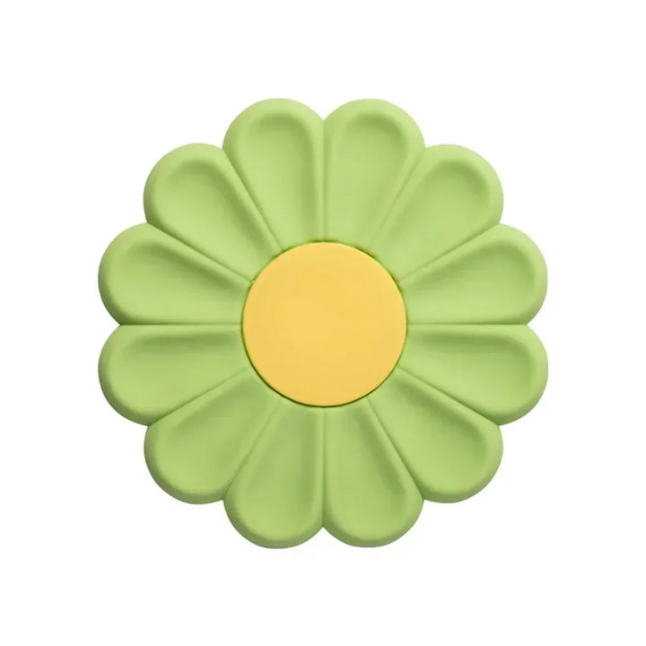 Sous-verre en silicone FleurChaleur | Résistant à la chaleur & Antidérapant | 15 cm | Set de table en forme de fleur pour tasses, bols & casseroles