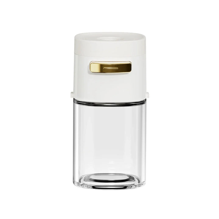 Distributeur de condiments en verre Dosario 180 ml | Fonction doseuse par pression | Salière/Sucrière/Poeivre | Hygiénique & Résistant à la chaleur