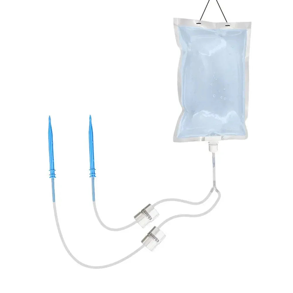 Floriva Sacs d'arrosage pour plantes | Arrosage automatique par goutte à goutte jusqu'à 30 jours | Avec valve et tuyau de 1 m | 2–6,5 L