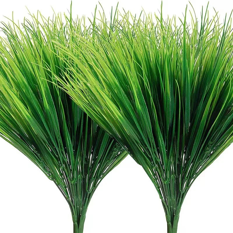 VERDEVA Plantes Vertes Artificielles | Ensemble de 2 | 7 branches par bouquet | Pour décoration intérieure et événements