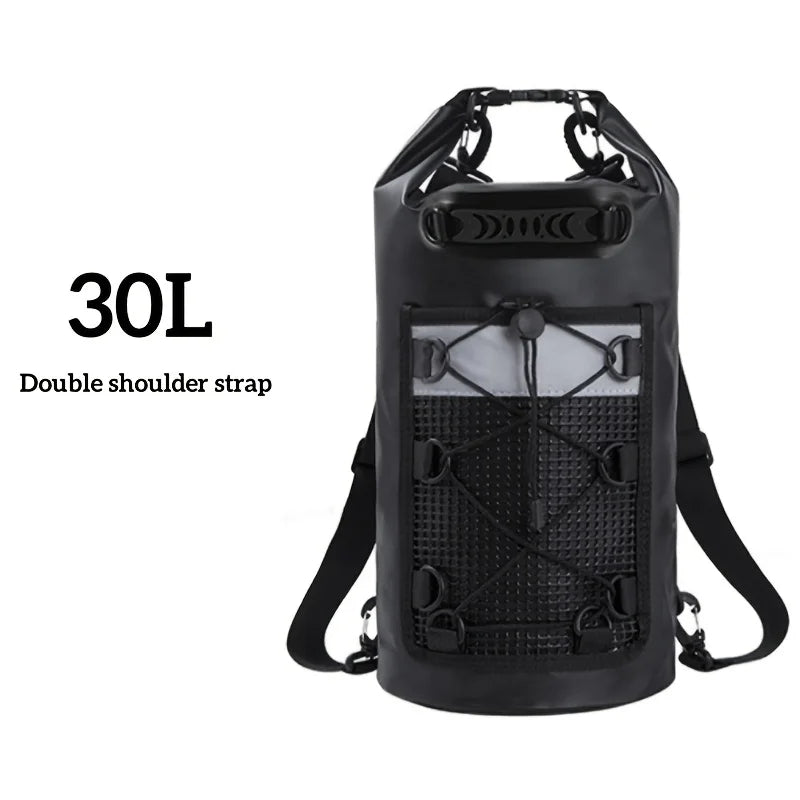 Sac étanche AQUARIX Motion | 10/20/30 L | Rolltop & bandoulière | Pour kayak, plage & trekking