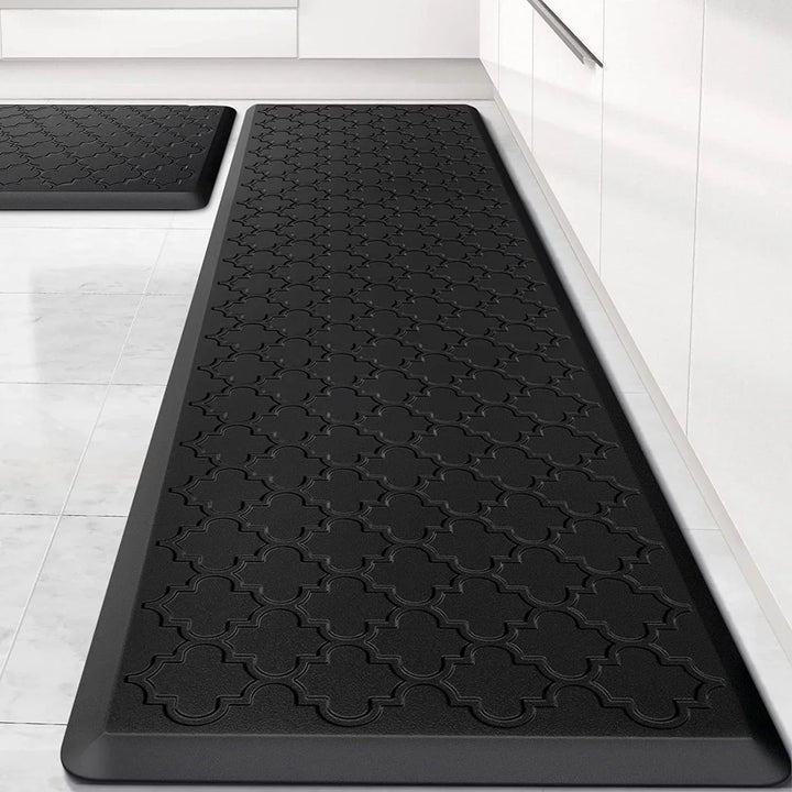 Tapis de cuisine Comfura anti-fatigue | Tapis de standing rembourré en mousse à mémoire | Antidérapant & Imperméable | Tapis de confort pour évier & espace de travail