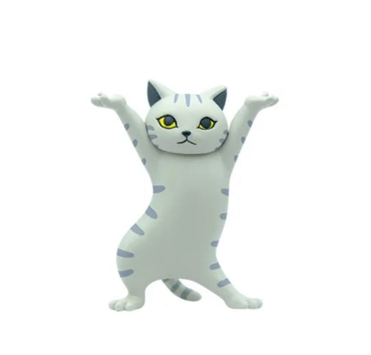 Figurine de Chat Dansant MiauMents | Décoration Miniature Amusante | Figurine de Collection & Décoration de Gâteau