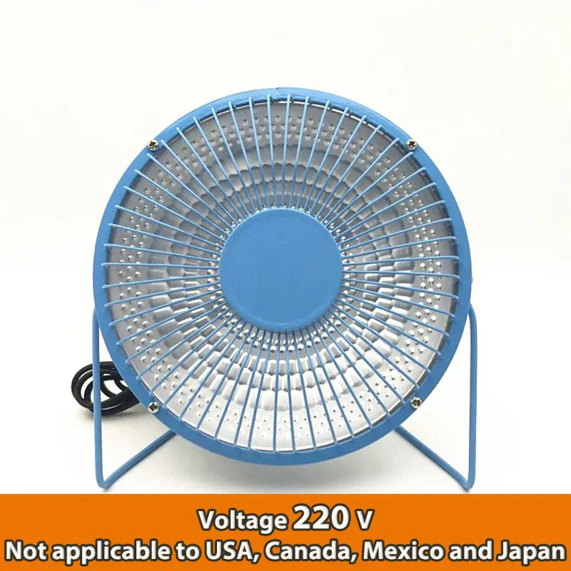 Chauffage Mini Heatomi | Chauffage électrique portable 220V | 150–400W | Silencieux & Sûr | Pour bureau, chambre & salon | 4/6/8 pouces