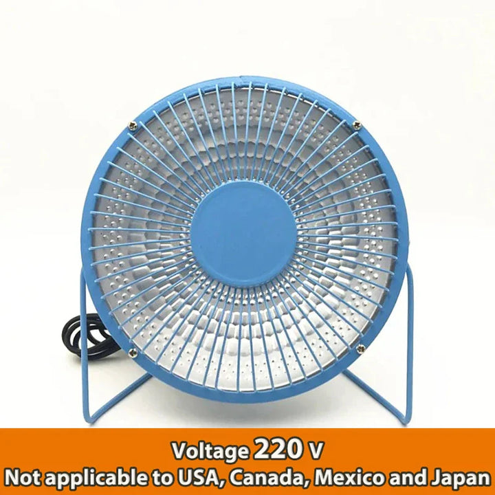 Chauffage Mini Heatomi | Chauffage électrique portable 220V | 150–400W | Silencieux & Sûr | Pour bureau, chambre & salon | 4/6/8 pouces