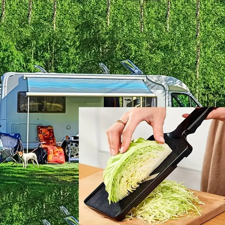 Râpe à légumes Pro | Acier inoxydable & ABS | Multifonctionnelle | Gain de temps