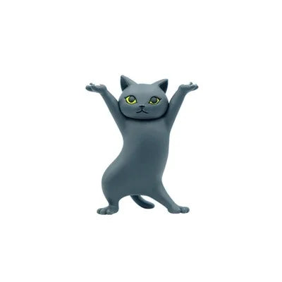 Figurine de Chat Dansant MiauMents | Décoration Miniature Amusante | Figurine de Collection & Décoration de Gâteau