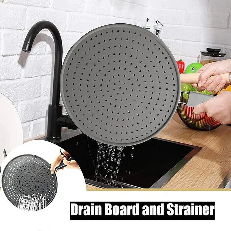 Couvercle anti-éclaboussures Sileva SafeSplash | Protection en silicone pour poêles et casseroles jusqu'à Ø28 cm | Résistant à la chaleur & multifonctionnel