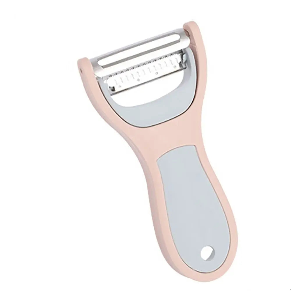 Éplucheur 2-en-1 Skandora PeelCut pour fruits et légumes | Éplucheur en acier inoxydable amovible au style nordique | 14 × 7 cm / 12 × 5,5 cm