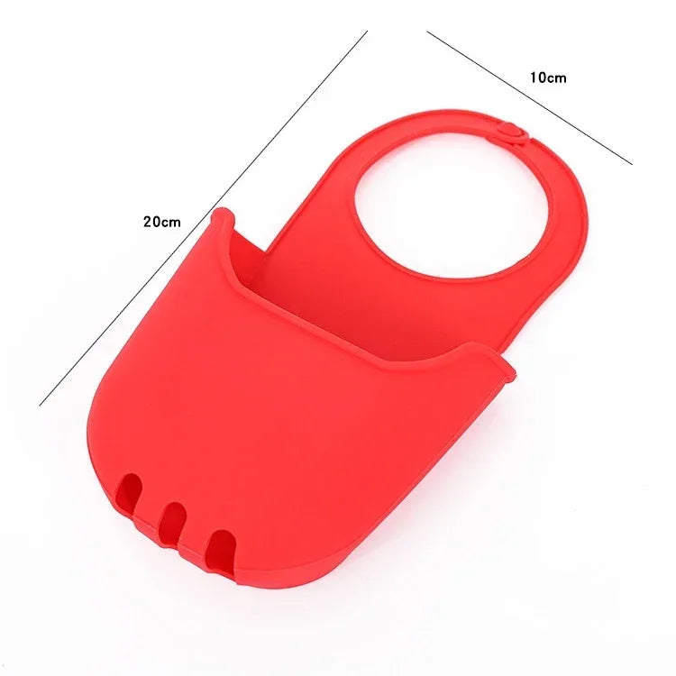 AquaHold | Organisateur de lavabo suspendu | Panier d'égouttage pour éponges et savons | Accessoires de cuisine et de salle de bain