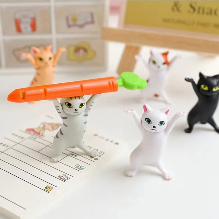 Figurine de Chat Dansant MiauMents | Décoration Miniature Amusante | Figurine de Collection & Décoration de Gâteau