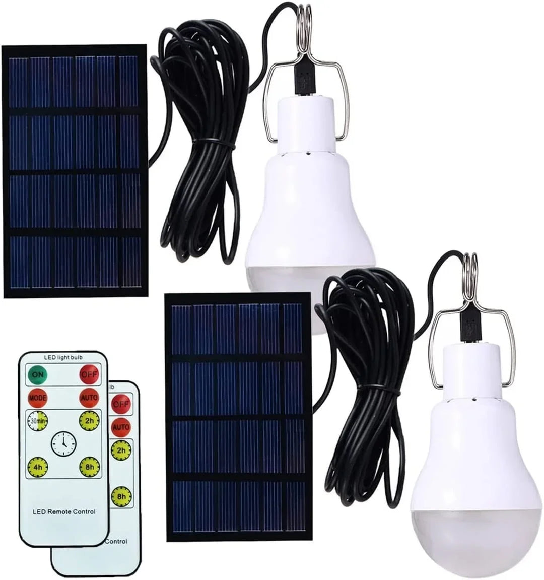 Lampe LED Solaire LumiCamp Pro | Rechargeable via USB & Solaire | Étanche IP55 | Solution d'éclairage d'urgence portable avec fonction de variation