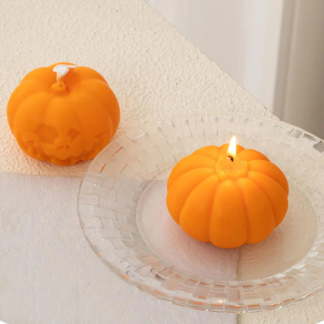 Bougie parfumée CeraPumpkin | Fait main | Design citrouille | Décoration automnale