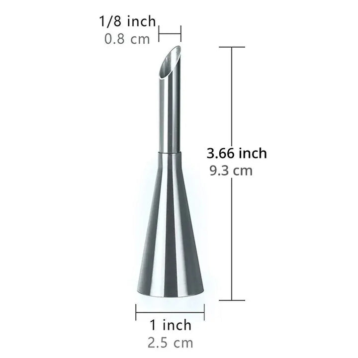 TortenPro Douille en Acier Inoxydable | Pour Crème & Décoration de Crème | Différentes Tailles