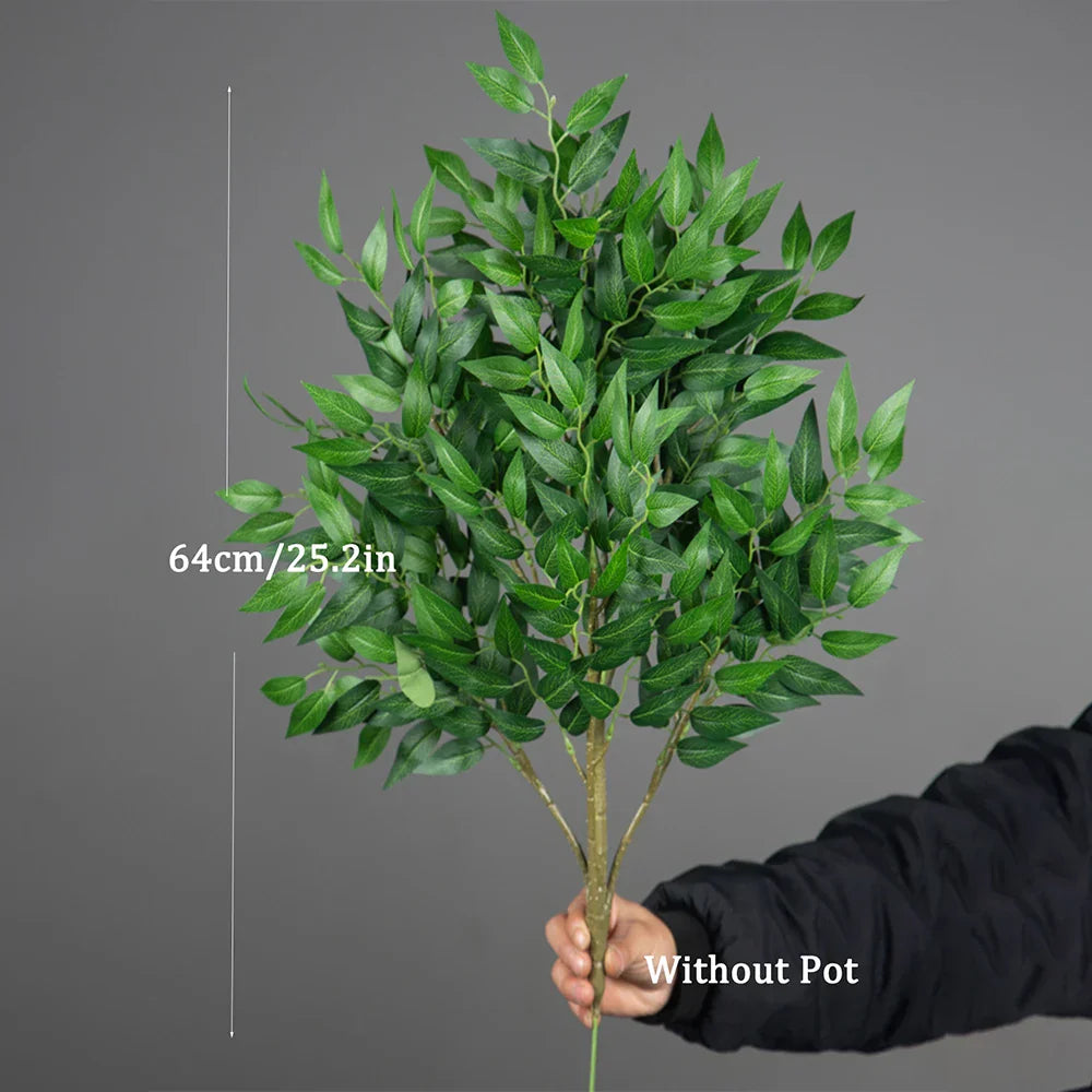Plante Eucalyptus Artificielle | 42–64 cm | Feuilles en Soie | Décoration pour Maison, Bureau & Balcon