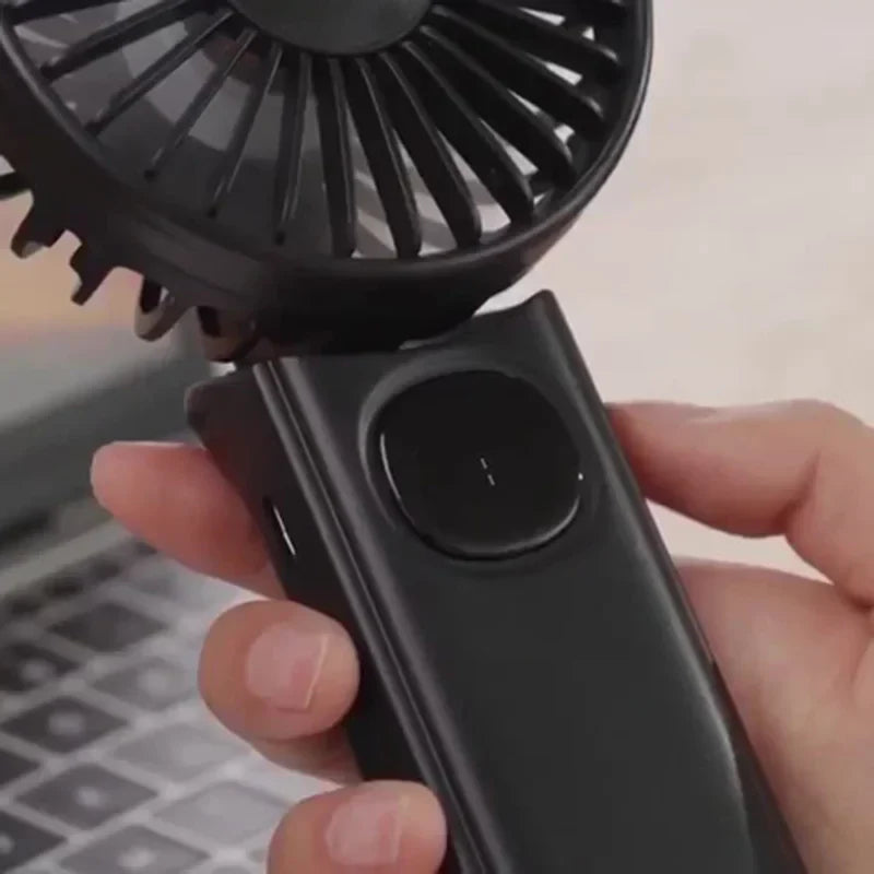 Mini-Ventilateur Ventilio Go | Silencieux & Rechargeable | Fonctionnement USB | Pour les voyages, le bureau & en déplacement
