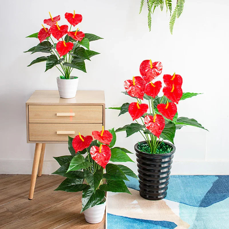 Monstéria | Feuille de Monstera artificielle | 53 cm | Décoration tropicale pour la maison et le jardin