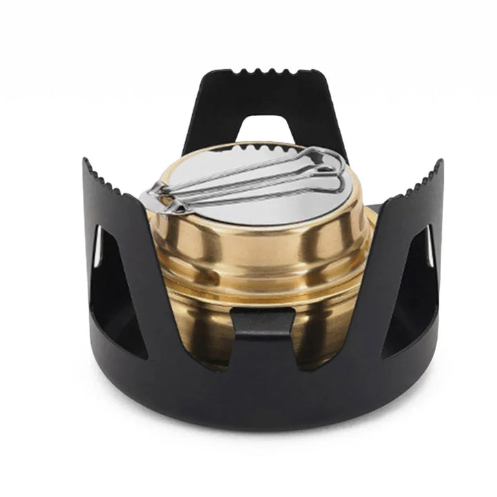 Flamero Réchaud Spirituskocher | Flamme Réglable | Combustion à 360° | Compact & Stable