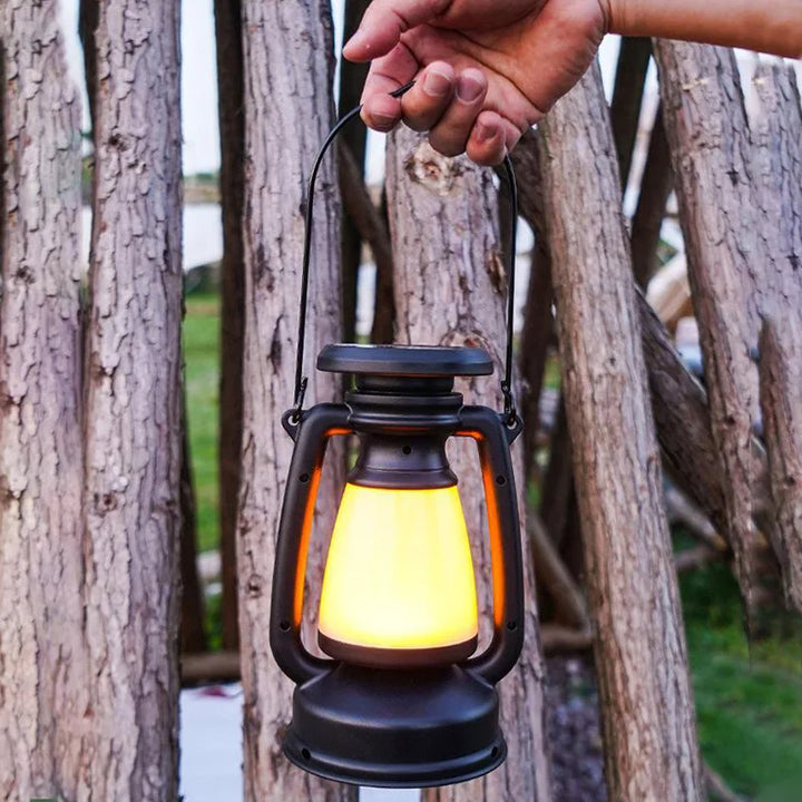 Nostalux Lampe Rétro | Lampe de Table LED avec Télécommande | Rechargeable & Décorative | Pour la Maison, le Camping & le Bar