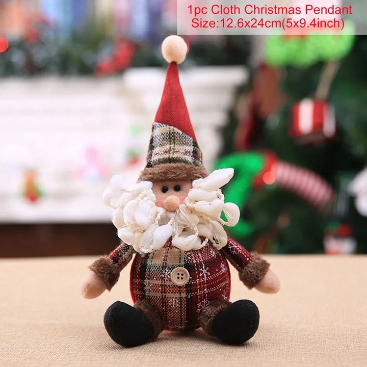 Figurine de décoration du Père Noël | Décoration de table & idée cadeau | Décoration festive de Noël