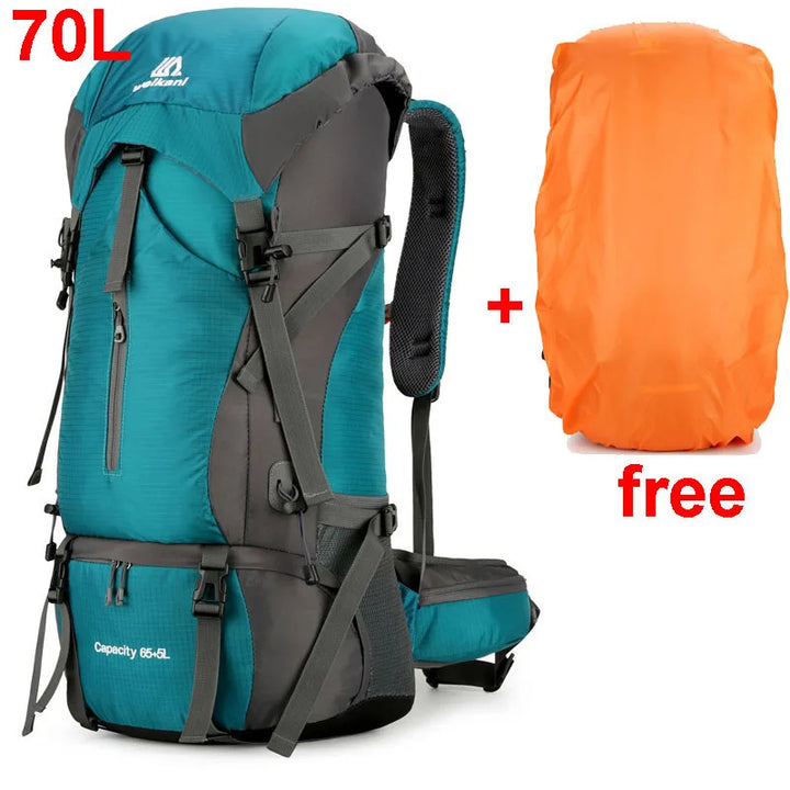 Alpivento 70L Sac à dos de trekking | Sac de camping imperméable avec protection contre la pluie | Grand sac à dos de plein air pour la randonnée, l'alpinisme et les voyages  Marque :