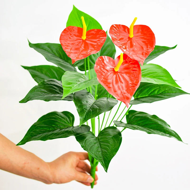 Monstéria | Feuille de Monstera artificielle | 53 cm | Décoration tropicale pour la maison et le jardin