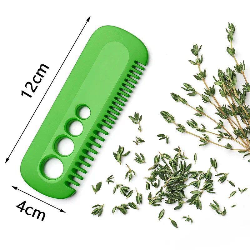 GrünSchnell Éliminateur d'herbes pour légumes | Dénudeur 4-en-1 pour persil, coriandre et autres | Outil de cuisine pratique en plastique ABS