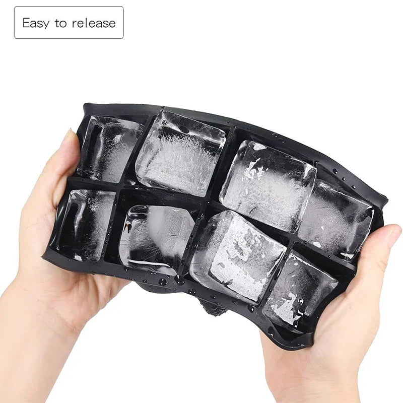 FrostForm Grand Moule à Glace en Silicone | Sans BPA & Flexible | Pour Glaces XXL, Cocktails & Cuisine | Facile à Nettoyer