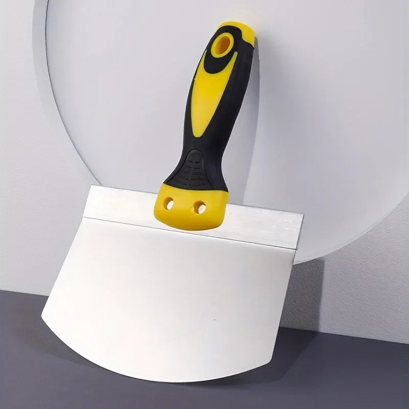 ProFlexa Spatule en Acier Inoxydable avec Poignée en Caoutchouc | Résistante à la Rouille & Flexible | Pour Peinture, Plâtre & Projets de Bricolage