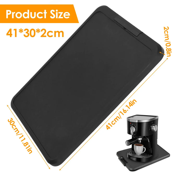 Planche à Glisser Rollova pour Appareils de Cuisine | Avec Roues & Surface Antidérapante | Capacité jusqu'à 10 kg | 41 x 30 x 2 cm