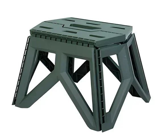 CampFold Tabouret Pliant | Tabouret de Camping Pliable | Haute Capacité de Charge | Compact & Résistant aux Intempéries