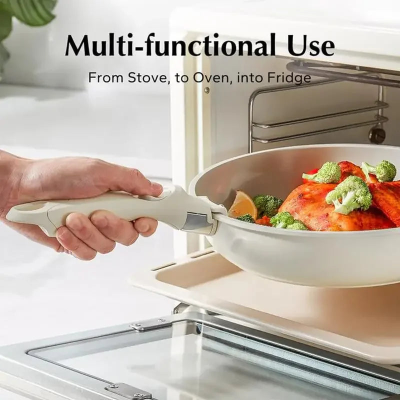Flexigrip Poignée Universelle Amovible | Résistante à la Chaleur & Ergonomique | Pour Poêles & Casseroles | Utilisation à Une Main