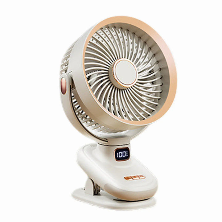 ClipVent Pro | Ventilateur à clip réglable | 5 vitesses | Affichage numérique & fonctionnement silencieux