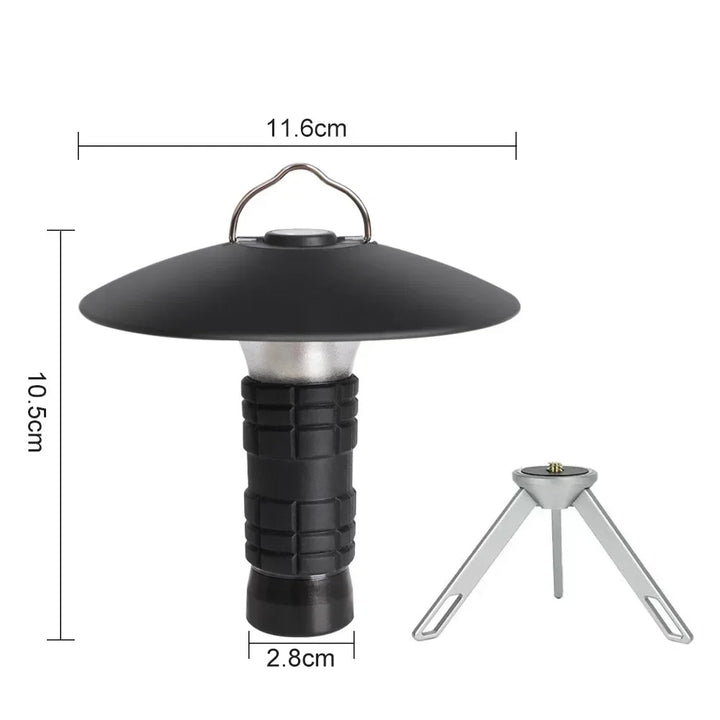 Lampe de camping TrailBeam | Rechargeable & Compacte | 3 Modes de lumière | 100 Lumens | Pour l'extérieur, tente & urgence