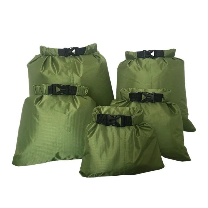 Ensemble de Sacs Étanches Sealon | Imperméable & Résistant au Sable | Set de 5 (1,5L–6L) | Pour Voyage, Plage & Activités de Plein Air