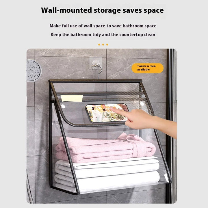 Organisateur suspendu ClarityBag | Imperméable & Transparent | Grande Capacité | Rangement Salle de Bain & Cosmétique