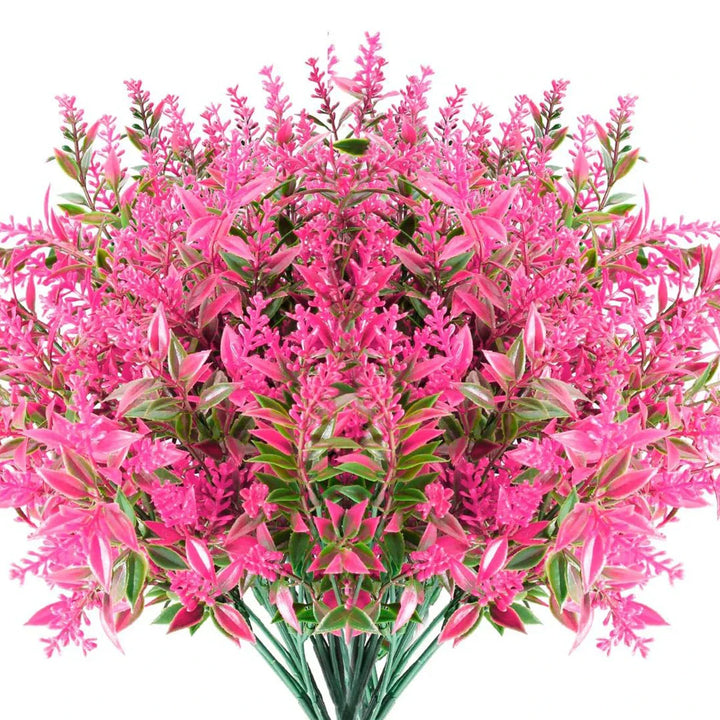 Florabell Ensemble de 12 Lavandes Artificielles | Plantes Artificielles pour Mariages, Vases, Couronnes & Décoration | Pour Intérieur & Extérieur