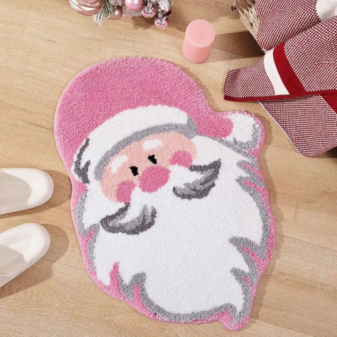Tapis de Noël NordyPine | Antidérapant & Doux | Parfait pour la Salle de Bain, le Couloir & la Chambre | Décoration festive pour la Nouvelle Année