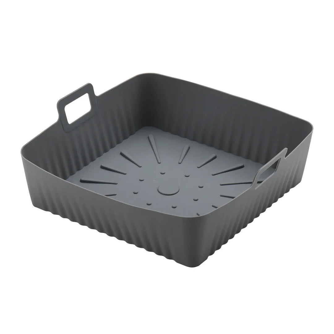 AirChef Liner | Tapis en silicone pour friteuse à air avec poignées | Réutilisable & Antiadhésif | Résistant à la chaleur jusqu'à 230 °C