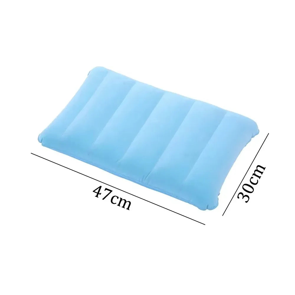 Coussin de voyage gonflable 47x30 cm | Pliable & Léger | Coussin d'air AirNest pour camping & voyages en avion
