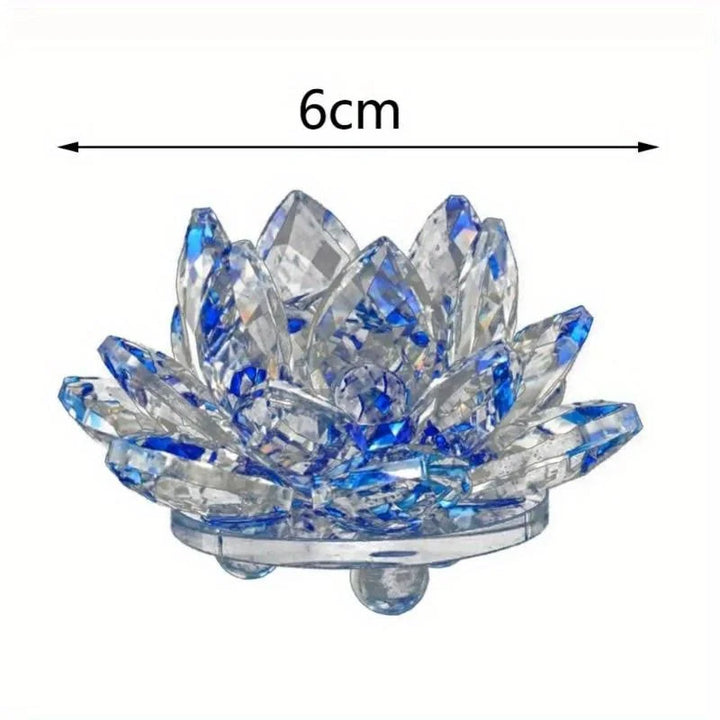 Fleur de Lotus Cristal | Décoration Feng Shui | Symbole de Chance & Harmonie