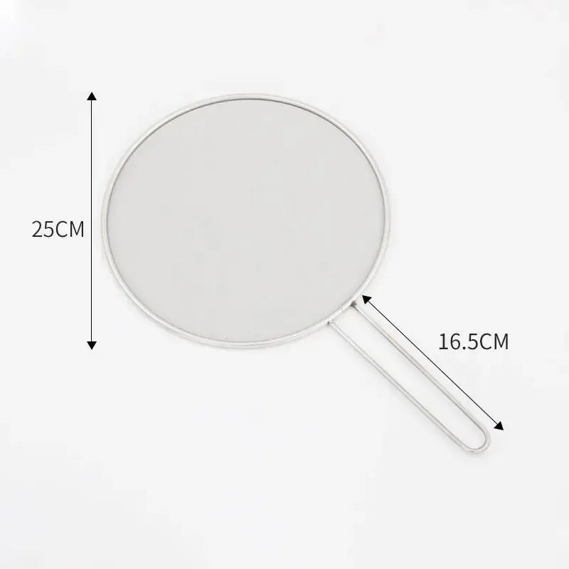 KüchenProfi Écran de protection | Acier inoxydable | Anti-brûlure | 25/29/33 cm