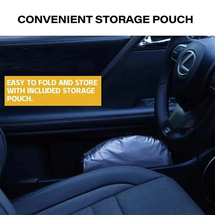 CoolGuard Pare-Soleil Auto | Pliable & Résistant à la Chaleur | Ajustement Universel | 150x70cm