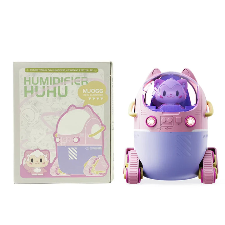 AstroMist Humidificateur d'air | Design Astronaute & Capsule spatiale | Lumière d'ambiance LED | 220 ml | 11 × 11 × 11,9 cm