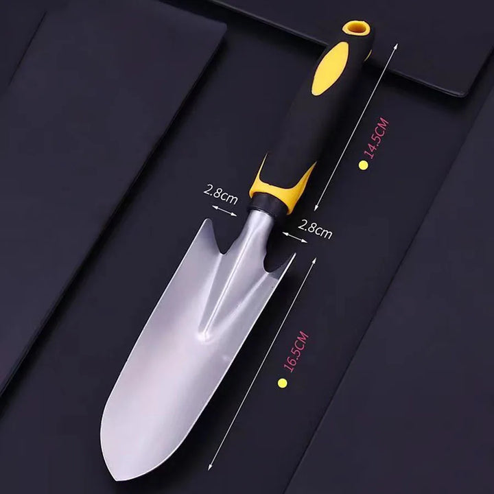 Ensemble d'outils de jardin Groviva 4 pièces | Acier inoxydable | Binette & Pelle | Pour creuser, planter & désherber