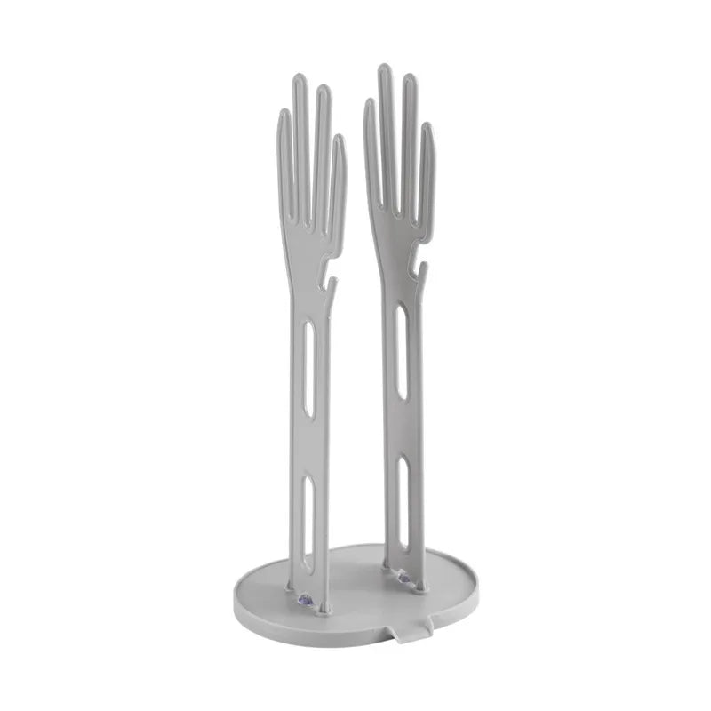 TROCKINO Support de séchage pour gants de cuisine | Support à gants & égouttoir | Gain de place & Hygiénique | 34×16×13 cm
