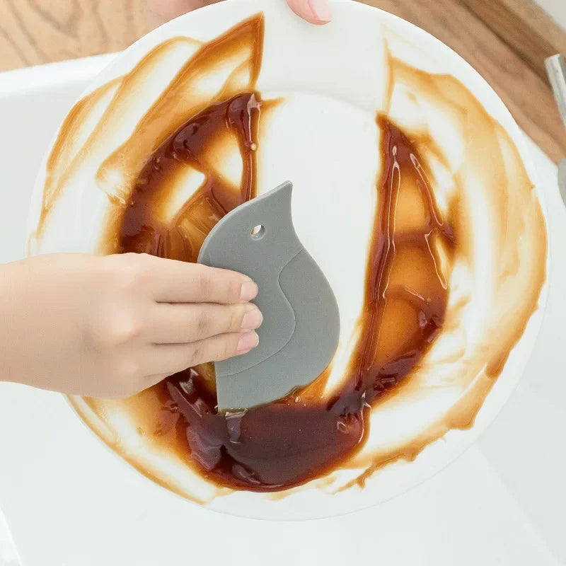 PENGUWI Racloir de Cuisine | Design Pingouin | Robuste & Polyvalent | Pour la Pâtisserie, la Cuisine & le Nettoyage