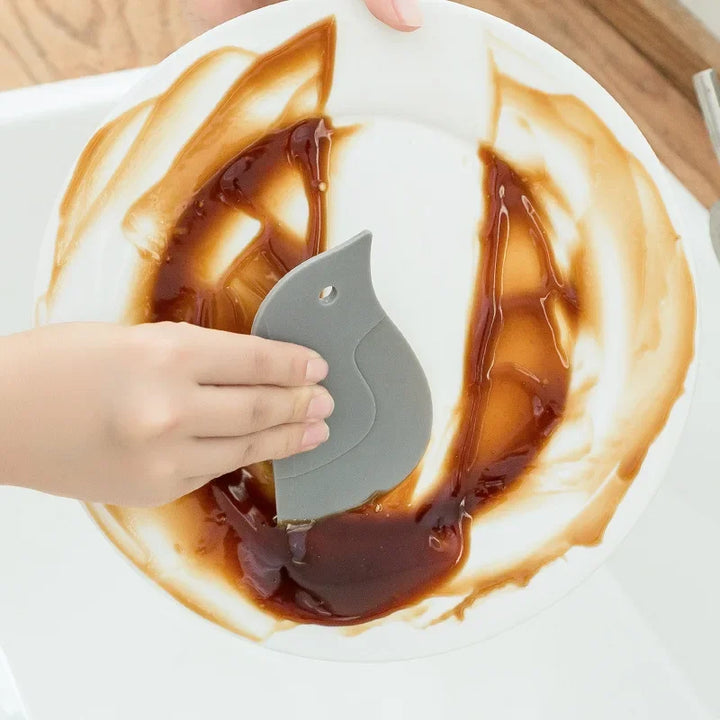 PENGUWI Racloir de Cuisine | Design Pingouin | Robuste & Polyvalent | Pour la Pâtisserie, la Cuisine & le Nettoyage